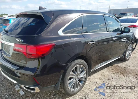 2017 Acura Mdx Technology Package z USA, uszkodzony, nr VIN 5FRYD3H57HB006320